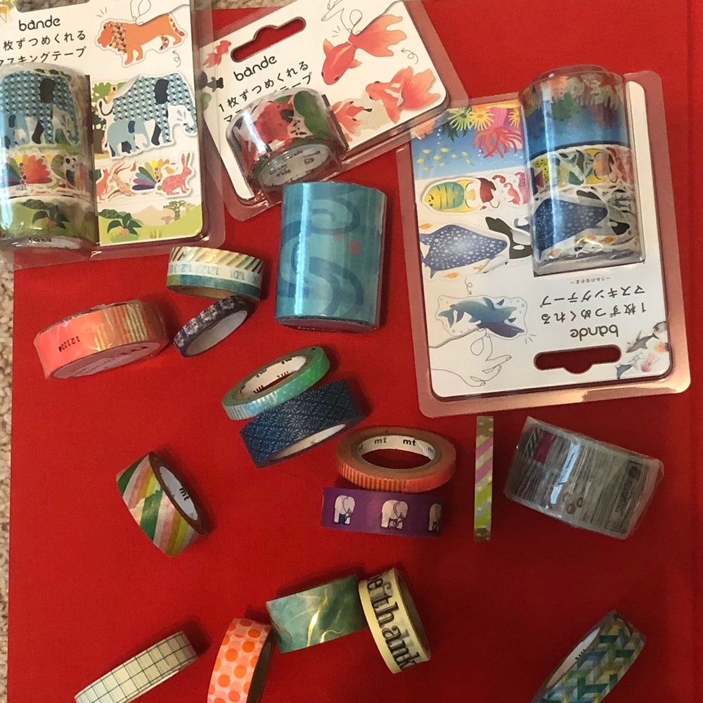 Assorted washi tape! Great for bujo & homeschool!
